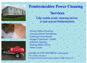 Pembs power cleaning services